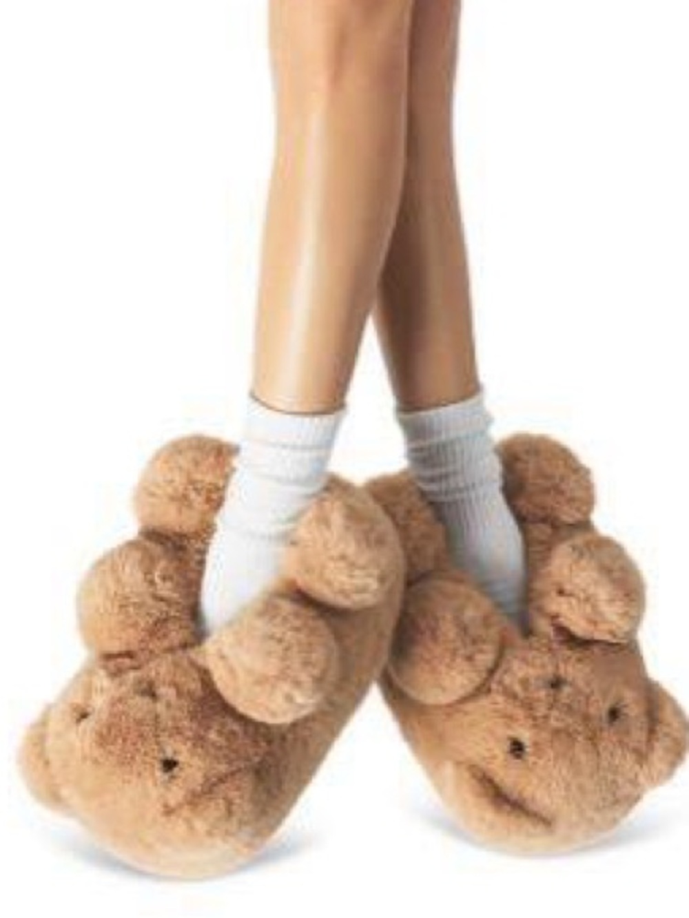 SKIMS TEDDY BEAR SLIPPERS